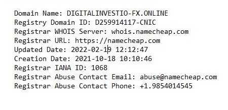 Digital Investiocoin scam